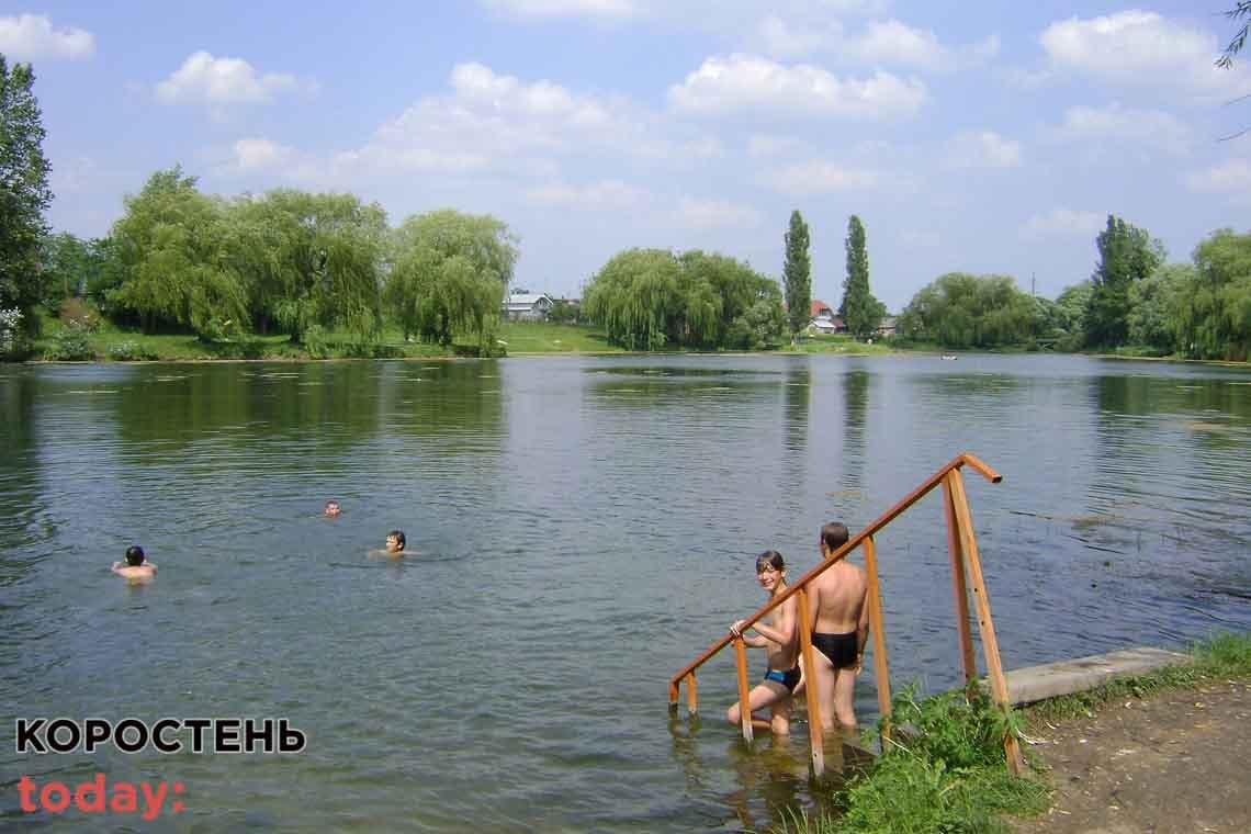 Вода в коростенській річці Уж не придатна для купання