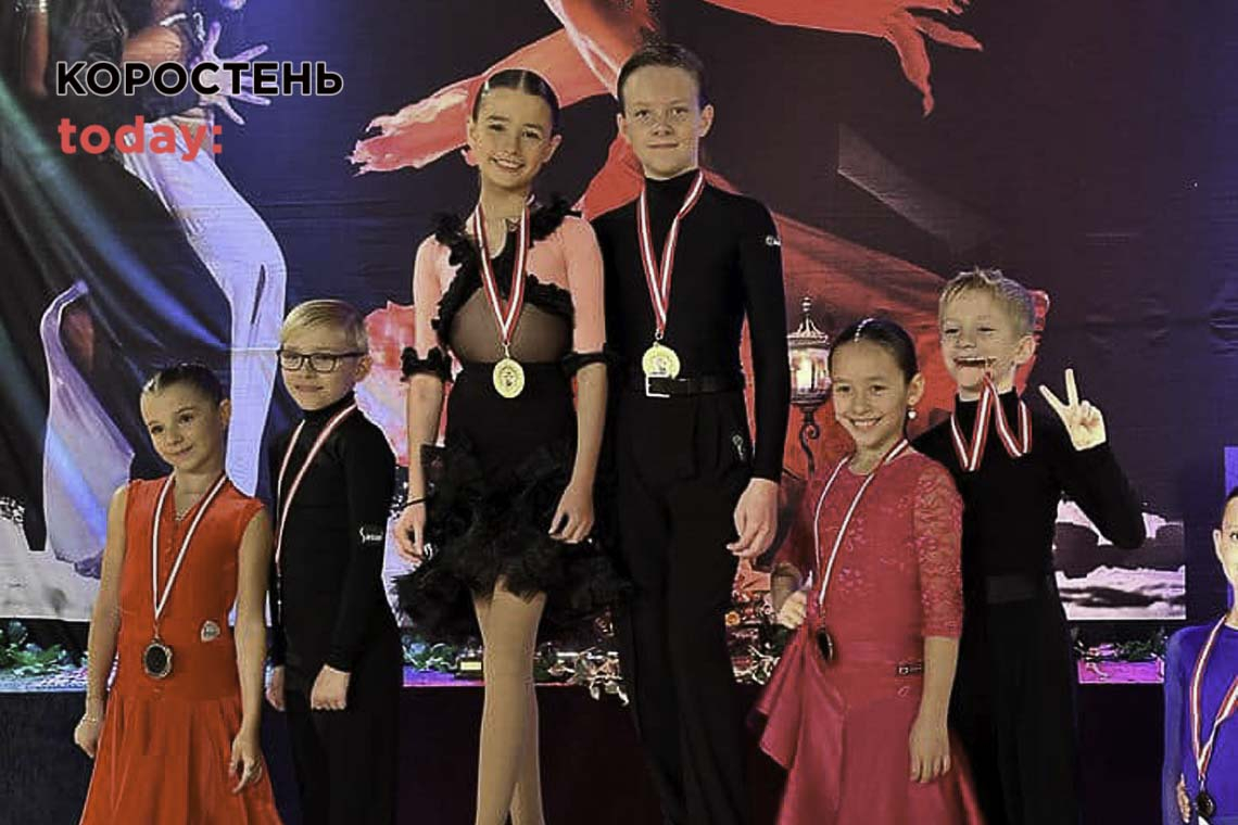 У Данії на чемпіонаті з танцювального спорту коростенець став переможцем в категорії ювенали